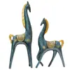 Estatueta de Cavalo Minimalista Moderna para Casal, Decoração de Armário de Vinho para Sala de Estar, Decoração de Entrada Interna para Casa, Artesanato Criativo para Rack de TV