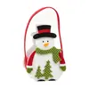 Bolsa de Fieltro Navideña Estilo Tiktok Transfronteriza, Bolso de Mano de Fieltro Creativo para Regalo de Nochebuena para Niños