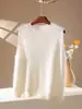 Peça de outer wear feminina com gola redonda, colete de fleece macio com mangas texturizadas, modelador e aconchegante para outono e inverno, colete de tricô em cor sólida para usar em camadas