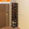 Sapateira Simples para Entrada, Sapateira de Armazenamento Multicamadas, Sapateira Pequena Simples para Moradia Alugada, Dormitório, Uso Diário em Casa, Sapateira Tridimensional
