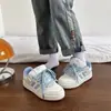 Novedad Otoño 2026 Mocasines Versátiles de Suela Gruesa para Parejas Estilo Coreano Súper Populares Zapatos Deportivos Casuales de Caña Baja para Estudiantes