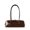 2026 Bolso Nuevo de Piel de Vaca Cuero Genuino Bolso de Axila Moda Europea y Americana Bolso Baguette Diseño de Nicho Bolso de Mano Bolso de Mujer