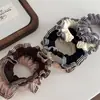 2024 nuevo elástico alto cuadros retro encaje anillo para el pelo de intestino delgado cuerda para la cabeza de coleta de otoño e invierno cuerda para el pelo