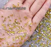 Accesorios de Arte para Uñas de Cristal K9 de Moda, Súper Brillantes, Mini Germen de Trigo, Fondo Plano, Pedrería Irregular con Espigas de Trigo, Accesorios de Uñas de Lujo Ligero