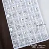 Decoraciones Brillantes K9 Sin Base Apiladas de Pedrería para Uñas Cuadradas de Azúcar Coloridas Versátiles Accesorios Terminados de Pedrería para Uñas