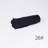 Novo Lenço Fino Respirável Modal de Borda Larga Cor Sólida, Lenço de Cabeça Rayon Indonésio Cor Sólida Feminino Mais Vendido Transfronteiriço
