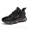 Tênis esportivo de basquete de cano alto para corrida masculino outono e inverno novos superfície de couro forro de algodão aveludado sapatos com aumento de altura casuais estilo pai velho modernos