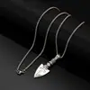 Colar Pingente Martelo de Trovão Viking Mais Vendido Transfronteiriço Vintage Europeu e Americano Personalizado Corrente de Aço Titânio Masculina Âncora de Navio Naval Corrente de Lã