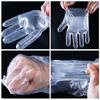 Guantes Desechables de Grado Alimenticio Catering Comercial Cocina Guantes para Cangrejos de Río Guantes de PE Engrosados Fabricante Mayorista