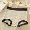 Calzoncillos tipo bóxer de algodón puro de alta cintura, clase A, para mujer, talla grande 100 kg, seda de morera 10A, entrepierna extendida antibacteriana