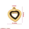 Aço Inoxidável Banhado a Ouro Joias com Gotejamento de Óleo Pingente Estilo Ins Amor Lua Estrela Bússolas Colar Brincos DIY Pequenos Acessórios