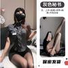 Ropa interior sexy, uniforme de estudiante, tentación, secretaria, falda a la cadera, vestido de pasión caliente, traje para mujer