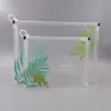 Bolsa con cierre de cremallera de dibujos animados esmerilada gruesa, bolsa para documentos transparente con logo, bolsa con cordón, estuche tridimensional, bolsa para documentos A4 al por mayor