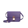 Bolso Cuadrado Pequeño Nuevo de Nicho Versátil de Gama Alta Bolso Caja de Cuero Retro de Gran Capacidad para Hombro Cruzado para Mujer