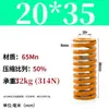 Estándar Japonés Resistente a Altas Temperaturas Muelle Molde Resorte de Compresión Doméstico 65Mntf Alta Resistencia Alambre Plano Compresión Rectangular Alta Elasticidad