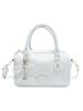 2025 Nuevo Estilo Coreano Moda Bolso Pequeño Portátil para Mujer Bolso Boston Simple Nicho Moda Bolso Cruzado con Texto