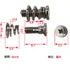 Tornillo de resorte para placa posterior de tarjeta gráfica, tornillo combinado niquelado, arcoíris jijia micro estrella núcleo tornillo de tarjeta gráfica M2