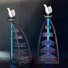 Suporte Luminoso para Copos de Coquetel Bar KTV Criativo Suporte para Taças de Vinho LED Suporte para Uma Taça Torre de Múltiplos Andares