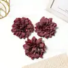 Flores de Dália Simuladas de 7,5cm em Camadas Múltiplas Acessórios para Chapéu DIY Acessórios de Roupa Decoração de Fundo para Parede de Flores de Casamento