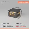 Luz de Jardín Impermeable para Exteriores, Luz de Poste Alimentada por Energía Solar, Luz Superior para Poste de Valla de Villa, Modelo Alimentado por Electricidad