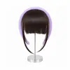 Franja Mini, Franja com Efeito Leve (Air Bangs), Franja Falsa, Franja Realista para Mulheres, Aplique de Cabelo com Franja Fina