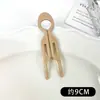 Pinza para el Cabello Pequeña de Pescado con Estampado de Leopardo Herramienta para Peinar el Cabello en Forma de U Pinza para Moño para Mujeres Pinza Peine Inverso Pinza para Periodo de Transición de Cabello Corto