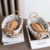 Cesta de almacenamiento tejida creativa para uso doméstico, adecuada para organizar artículos varios y cosméticos en la mesa de la sala de estar, cesta de almacenamiento multifuncional