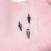 11X4Mm 0.33g Colar Robô Punk Multicolorido Materiais Artesanais Série Geométrica Pingente Furador