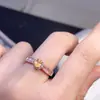 Anel Fanta Natural Luxo Pedra Principal Incrustada 4*5mm Alta Qualidade! Prata Esterlina S925 Incrustação de Precisão