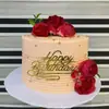 Decoração de Bolo de Aniversário Feliz em Acrílico Estilo Ins Transfronteiriço, Desconto por Volume Disponível