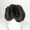 Comercio exterior transfronterizo comercio electrónico peluca de hombre con flequillo en cabello corto y liso peluca de moda de seda de alta temperatura tocado una generación de cabello