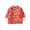 Traje festivo de Año Nuevo estilo chino Hanfu para niños, traje de bebé de algodón de invierno, traje de felicitación de Año Nuevo, traje Tang para niños