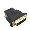 Adaptador HDMI hembra a DVI macho HDtoDVI 24 1 HDMI hembra DVI24 5 conversión de tornillo metálico