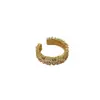 Nuevo Anillo Exquisito de Zirconia para Mujer, Lujo Accesible, Diseño de Nicho de Gama Alta, Anillo Abierto, Anillo para Dedo Índice, Accesorios de Joyería