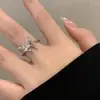 ¡Cómpralo! Colección de Anillos Abiertos Estilo Super Hada, Diseño de Lujo Ligero, Anillos de Moda y Exquisitos, Nuevos Más Vendidos al por Mayor 2025