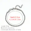 Set de Pulseras de Acero Inoxidable de Moda para Mujer, Venta Caliente Transfronteriza, Chapado al Vacío en Oro Real de 18K, Cadena Sencilla, Pulsera de Acero de Titanio