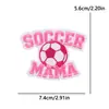 Parches de Bordado de Fútbol de Venta Caliente Tianyino Parches Decorativos para Ropa Sombrero Deportivos Rosas para Manualidades