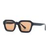 Gafas de sol para hombre de comercio exterior con un toque de alta gama, Gafas de sol de comercio exterior de color claro, nuevo estilo 2026, protección UV para mujer, Montura cuadrada poligonal