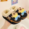 2026 Nuevas Zapatillas de Algodón Desmontables para Niños Zapatos Cálidos de Felpa Suave con Dibujos Animados Zapatillas de Algodón para Niños Medianos y Grandes Padre-Hijo
