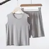 Conjunto de Chalecos para Niños Modal Verano Chaleco Delgado para Niños y Niñas, Niños Grandes y Pequeños Ropa para el Hogar con Aire Acondicionado