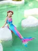 Fantasia de Cauda de Sereia Dividida para Meninas, Cauda de Sereia, Roupa de Sereia, Maiô de Sereia para Bebê Menina, Roupa de Banho Infantil