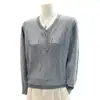 Nova Camisa de Tricô de Outono da Mamãe, Moda e Nobre, Camisa Base Fina de Manga Longa para Mulheres de Meia-Idade e Idosas, Outono/Primavera