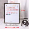 Nova Placa de Exibição de Cores para Nail Art Suporte de Exibição de Cartão de Cores Acrílico 36 Cores Cartão de Amostra de Três Cores Duas Cores Livro de Cartões de Amostra Porta-Retrato