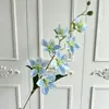Arreglo Floral Artificial Azul de Alta Gama para Boda Arreglo Floral DIY Arreglo Floral para Ventana de Centro Comercial al Aire Libre Paisajismo con Flores Artificiales