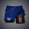 Comercio electrónico transfronterizo de Amazon pantalones cortos de verano caluroso dragon ball impresión digital 3D para hombre y mujer pantalones de playa dobles