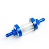 Pedal de motocicleta off-road universal filtro de gasolina filtro de gasolina filtro de vidro transparente removível e lavável