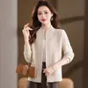 Abrigo-suéter con cremallera para mujer de otoño e invierno, nuevo cárdigan de punto casual de moda 2026 para mujer
