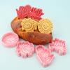 Série Temática de Primavera Formas de Biscoito Flor 3D Realista Desenho Animado Formas de Biscoito Argila DIY Impressão Anime