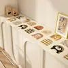 Mantel de Mesa Dibujos Animados para Aparador, Tapete Protector para Encimera de TV, Mantel de Lujo Ligero de Gama Alta, Tapete Antigrasa para Zapatero sin Lavado