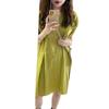 Vestido Dulce de Verano 2026 Nuevo Estilo Francés Vestido Petite con Elementos de Diseño, Vestido Camisa Plisado Adelgazante, Estilo Primer Amor